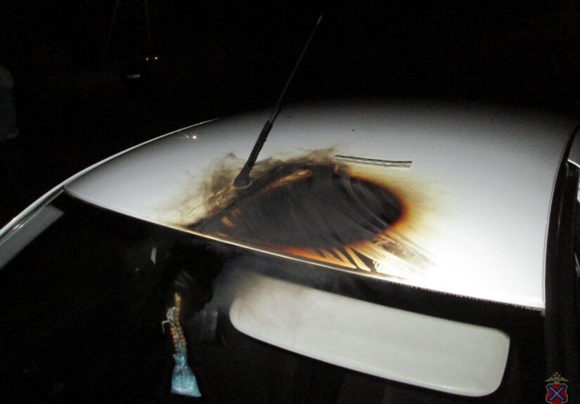 В Урюпинске мужчина пытался сжечь машину бывшей жены, но был задержан