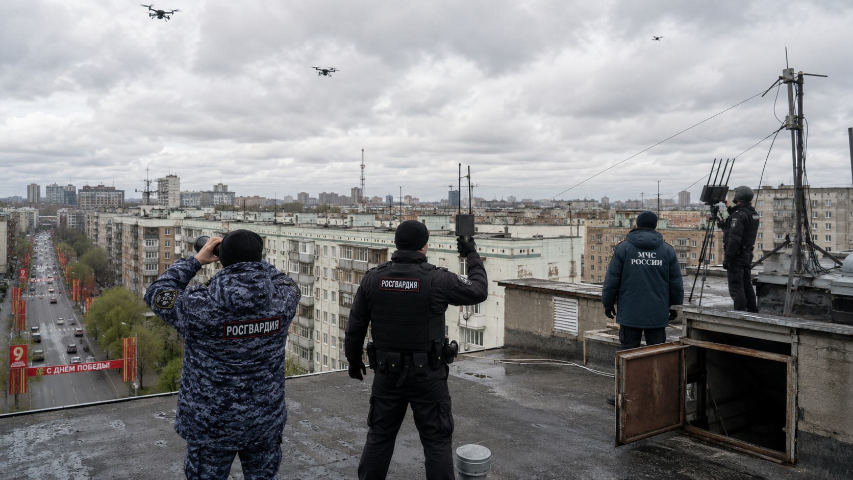 В Волгоградской области перед 9 мая усилят меры безопасности из-за угрозы провокаций с БПЛА