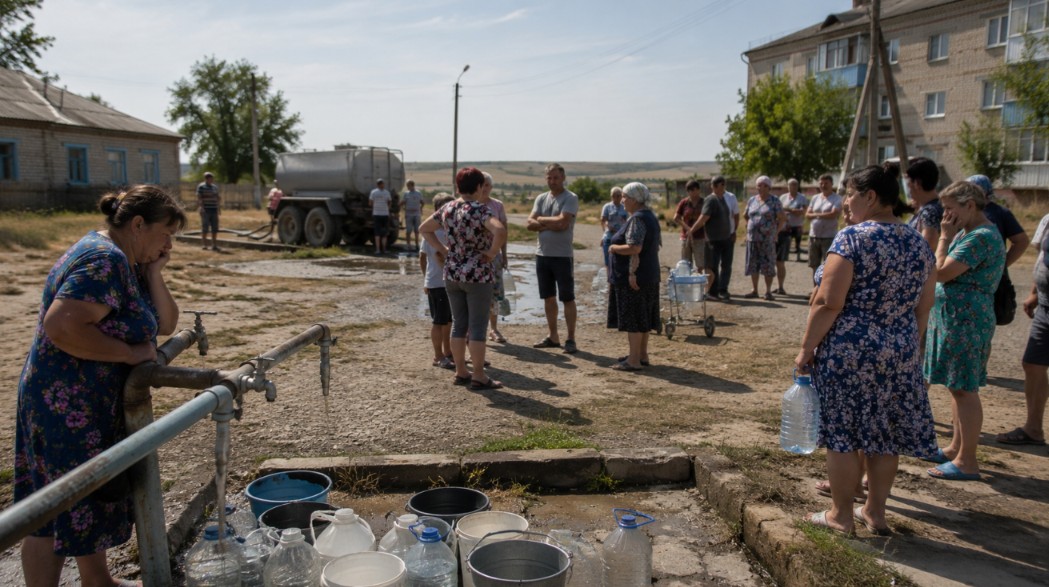 Жители Заплавного вторые сутки остаются без воды: власти снова вспоминают о людях только после жалоб