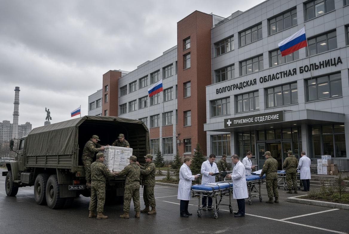 В Волгоградской области больницы готовят к работе в режиме тыловых госпиталей